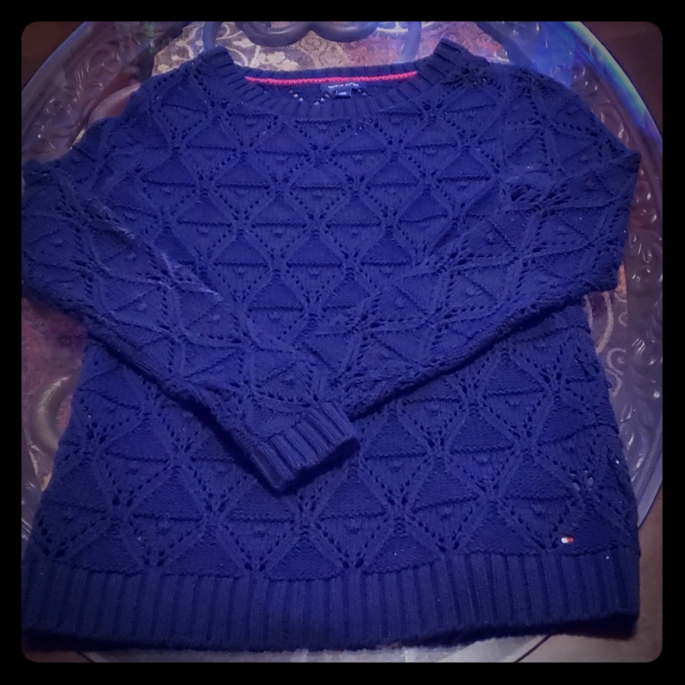 Tommy hilfiger open weave sweater